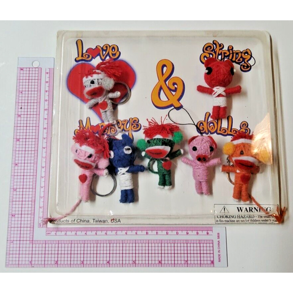 Vintage Vending Display Board String Dolls 0310